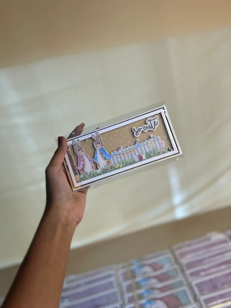 🐰 “So Cute” Bunny-Themed Baby Shower Gift      3D-Envelopes-Set of 20