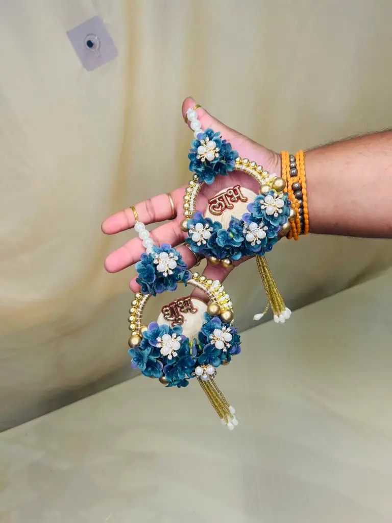 Floral Bliss Shubh Labh Decorative Door Hanging