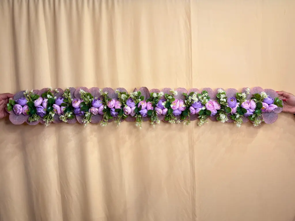 Blossom Aura Floral Toran 🌸💜