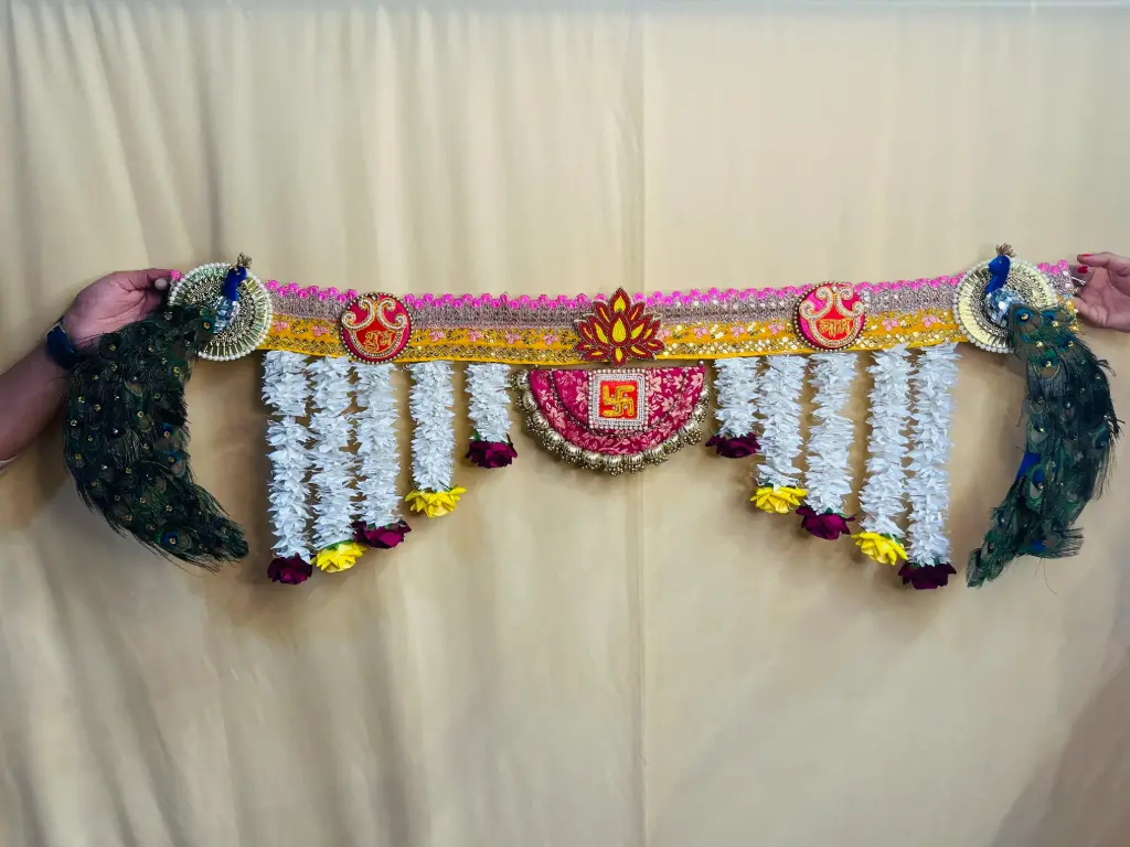 🦚 “Peacock Divine Shubh-Labh Toran” 🪔