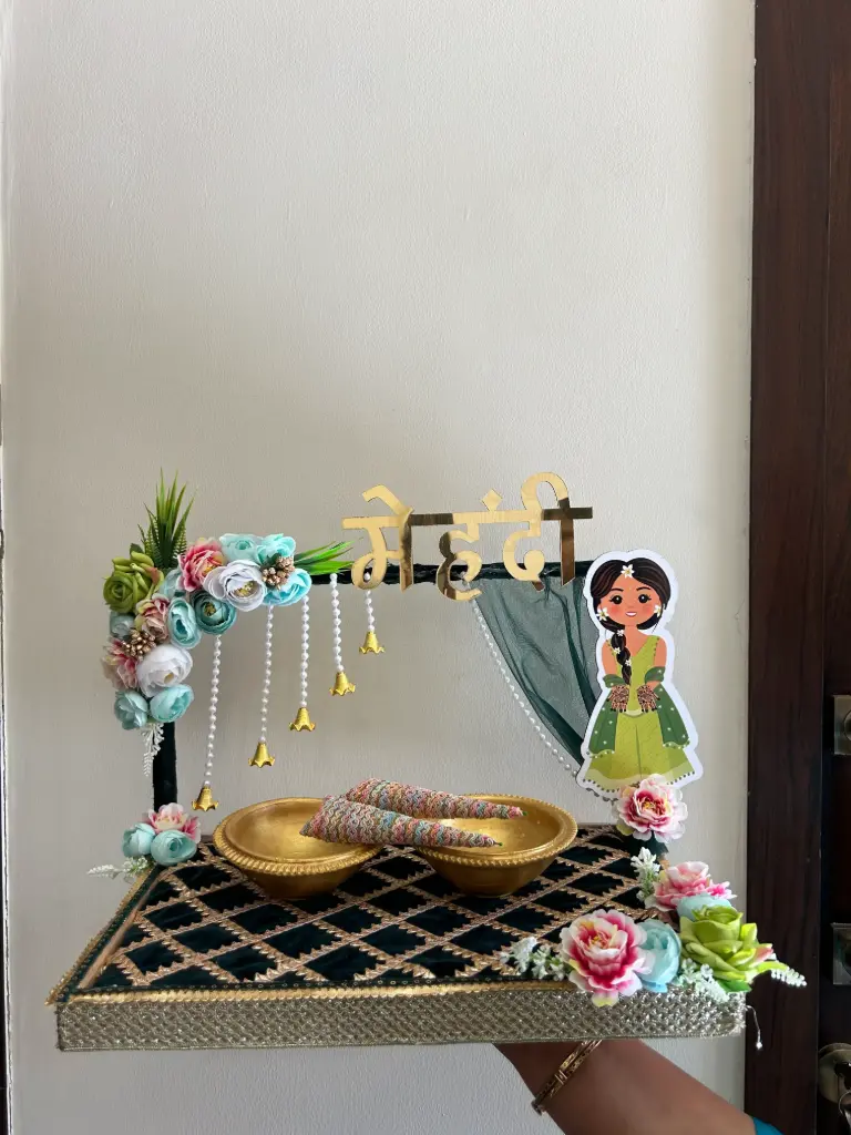 Mehendi Mahal Keepsake Platter