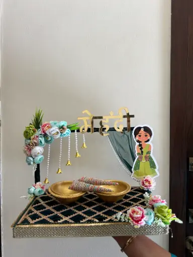 Mehendi Mahal Keepsake Platter