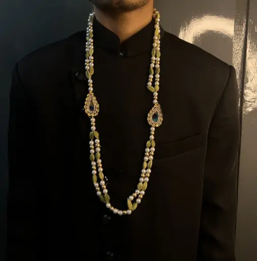 Elaichi Sheeshmahal Dulha Haar💚(50Pcs)