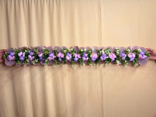 Blossom Aura Floral Toran 🌸💜